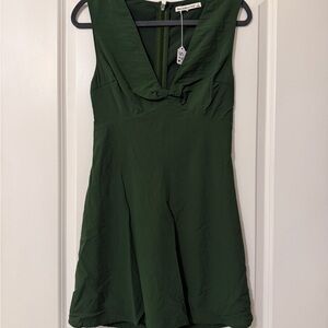 Abercrombie & Fitch Green Sleeveless Dress